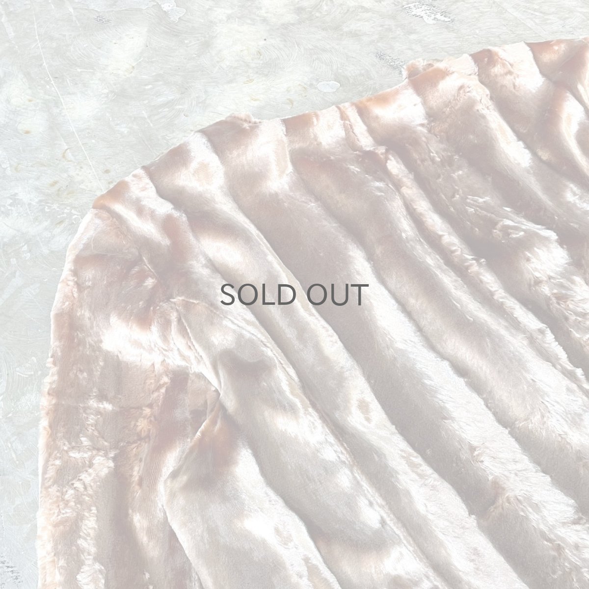 画像9: LUSTER FAUX FUR NO COLLAR JACKET / Mens XL(L) (9)