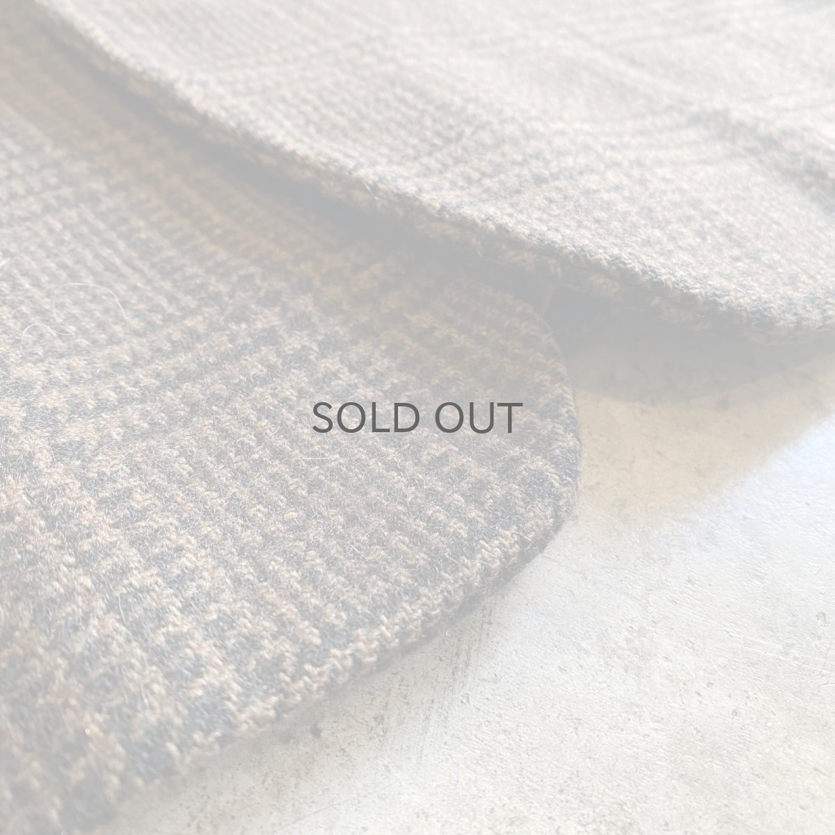 画像11: GLEN CHECK PATTERN DESIGN TAILORED JACKET / Ladies L (11)