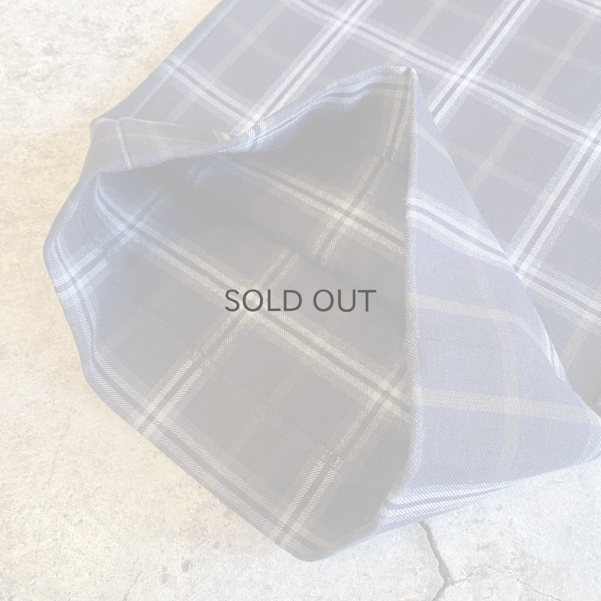 画像8: ALL OVER CHECK PATTERN MONOCHROME COLOR DESIGN SLACKS PANTS / W25~W28 (8)