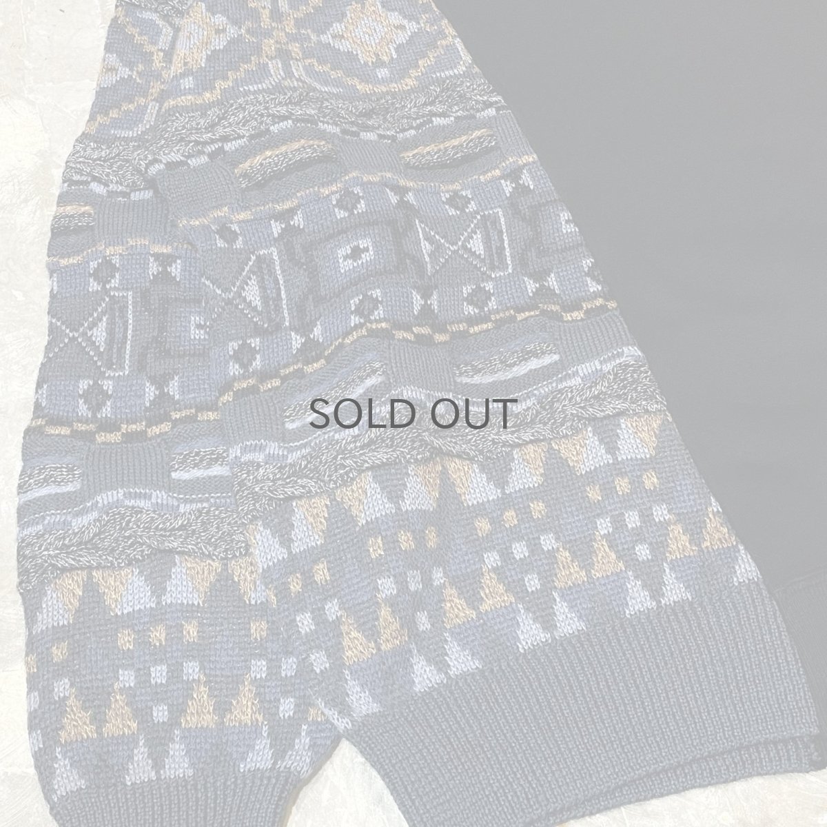 画像5: 【Wiz&Witch】"UNITED" TWO FACE HALF ZIP SWEATER / OS (5)