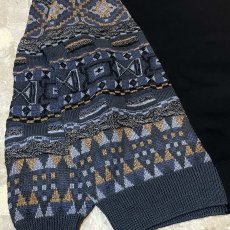 画像5: 【Wiz&Witch】"UNITED" TWO FACE HALF ZIP SWEATER / OS (5)
