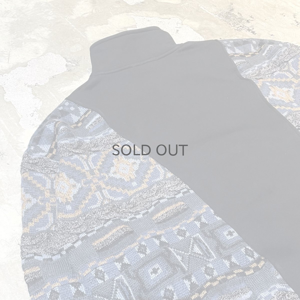 画像9: 【Wiz&Witch】"UNITED" TWO FACE HALF ZIP SWEATER / OS (9)