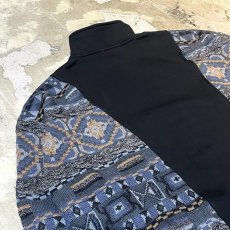 画像9: 【Wiz&Witch】"UNITED" TWO FACE HALF ZIP SWEATER / OS (9)