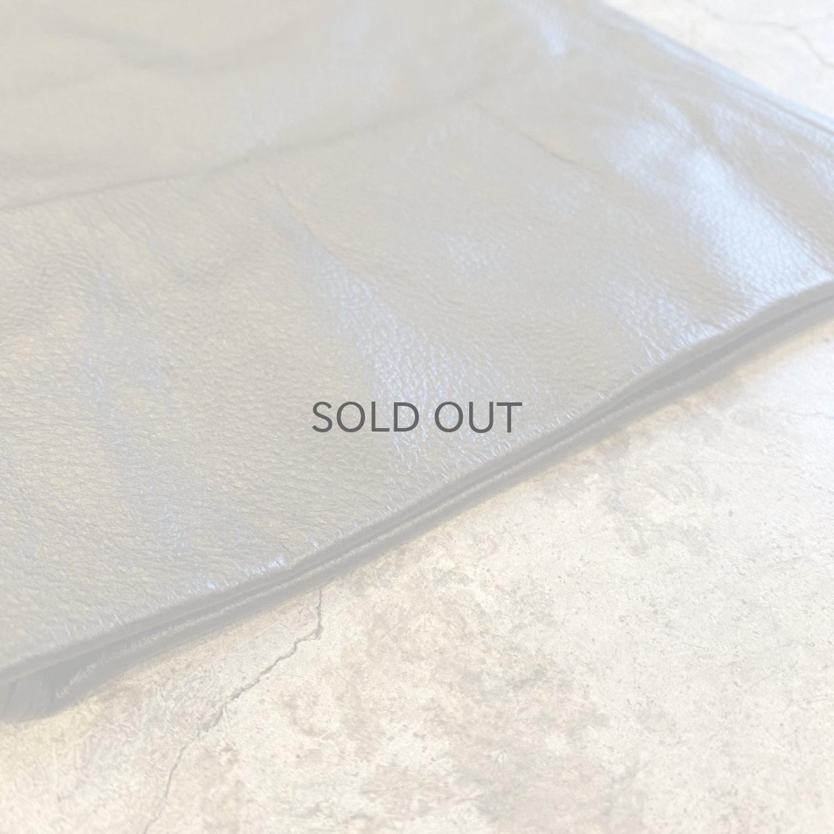 画像11: BLACK COLOR STRAIGHT LEATHER PANTS / W27 (11)