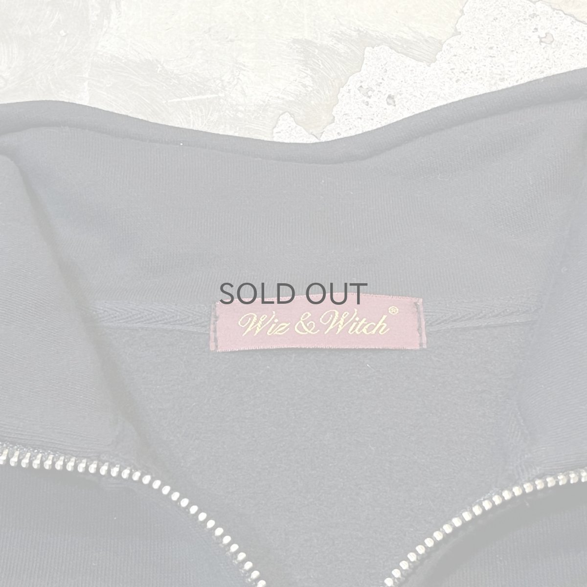 画像10: 【Wiz&Witch】"UNITED" TWO FACE HALF ZIP SWEATER / OS (10)