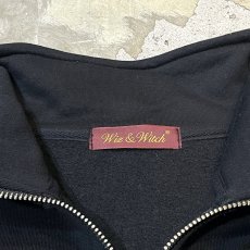 画像10: 【Wiz&Witch】"UNITED" TWO FACE HALF ZIP SWEATER / OS (10)
