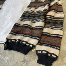 画像6: 【Wiz&Witch】"UNITED" TWO FACE HALF ZIP SWEATER / OS (6)