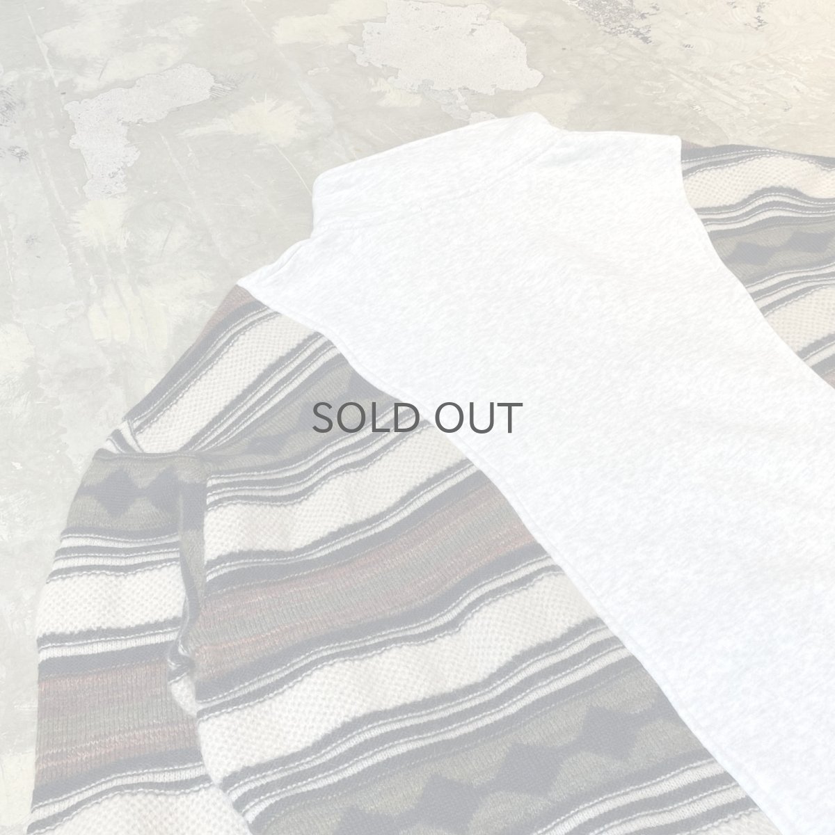 画像9: 【Wiz&Witch】"UNITED" TWO FACE HALF ZIP SWEATER / OS (9)