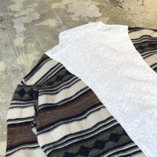 画像9: 【Wiz&Witch】"UNITED" TWO FACE HALF ZIP SWEATER / OS (9)