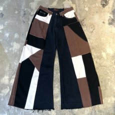 画像1: 【Wiz&Witch】"UNITED" PATCHWORK DENIM PANTS / OS (1)