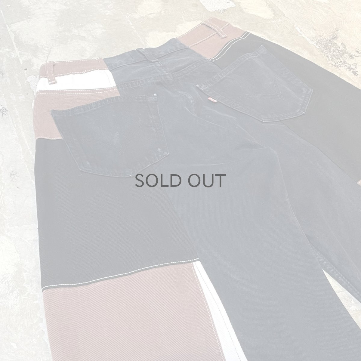 画像9: 【Wiz&Witch】"UNITED" PATCHWORK DENIM PANTS / OS (9)