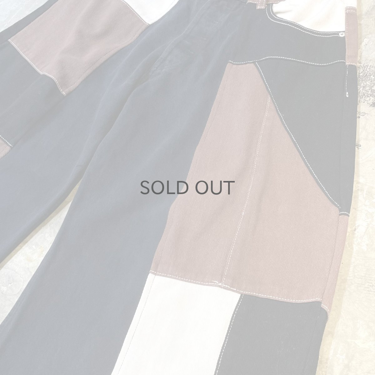 画像4: 【Wiz&Witch】"UNITED" PATCHWORK DENIM PANTS / OS (4)