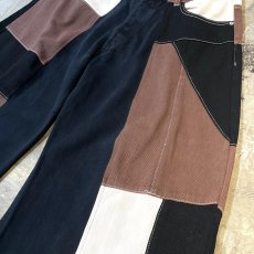 画像4: 【Wiz&Witch】"UNITED" PATCHWORK DENIM PANTS / OS (4)