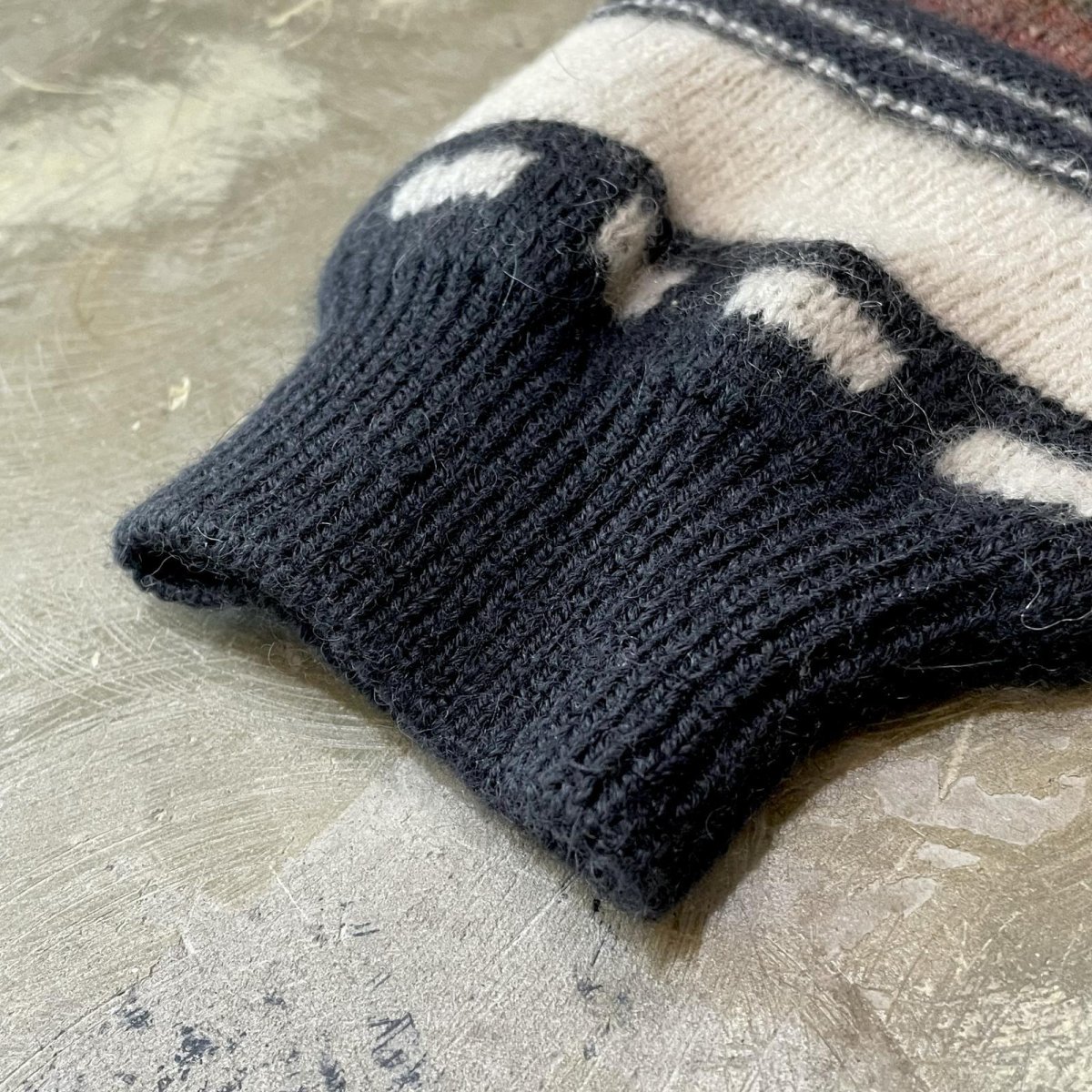 画像7: 【Wiz&Witch】"UNITED" TWO FACE HALF ZIP SWEATER / OS (7)