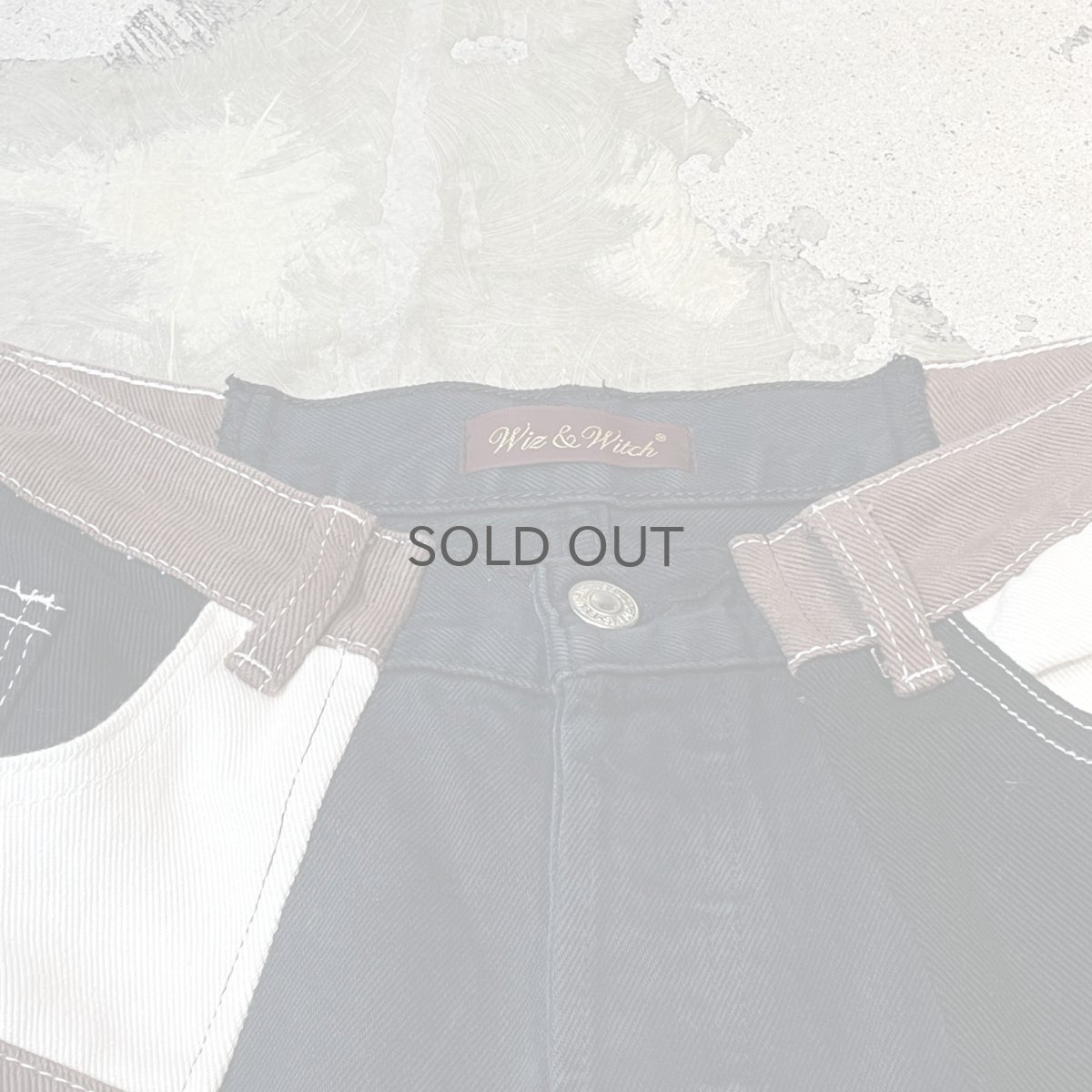 画像10: 【Wiz&Witch】"UNITED" PATCHWORK DENIM PANTS / OS (10)