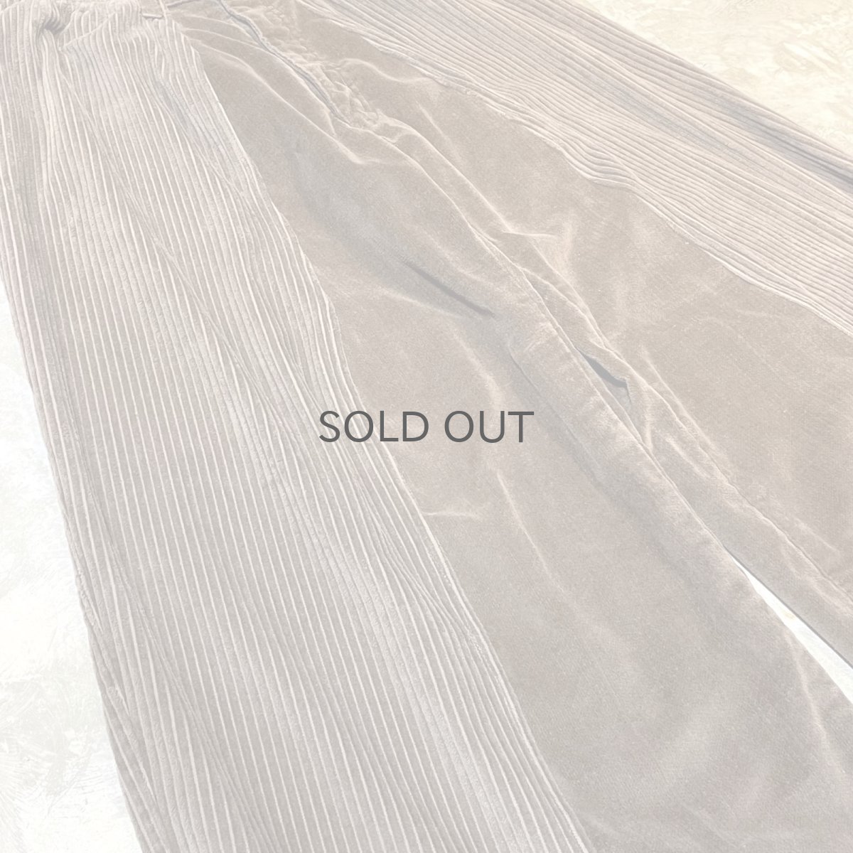 画像5: 【Wiz&Witch】"UNITED" TWO FACE CORDUROY VELOUR PANTS / OS (5)