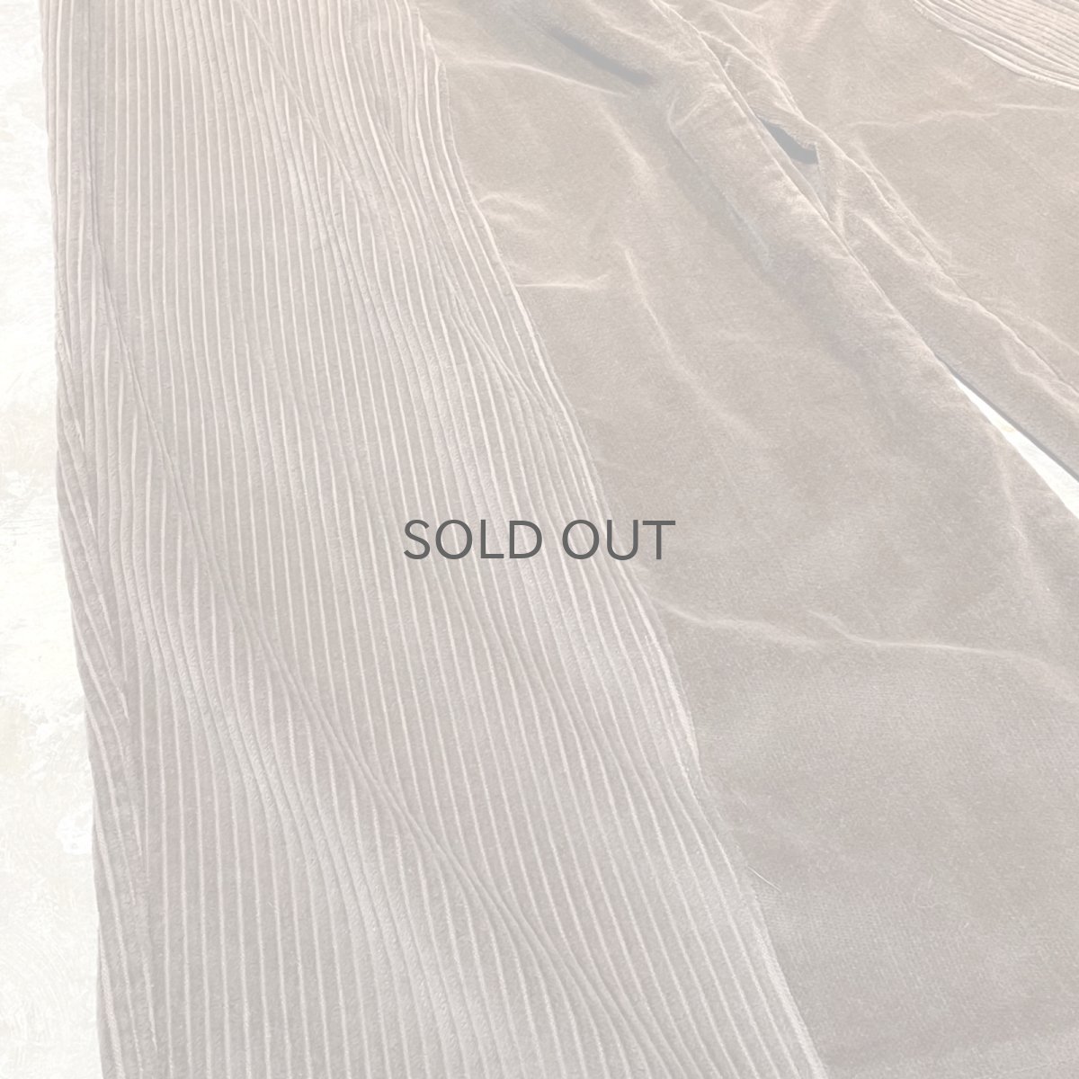 画像7: 【Wiz&Witch】"UNITED" TWO FACE CORDUROY VELOUR PANTS / OS (7)