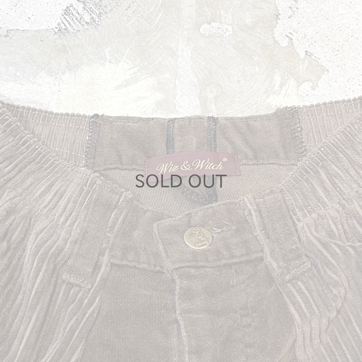 画像10: 【Wiz&Witch】"UNITED" TWO FACE CORDUROY VELOUR PANTS / OS (10)