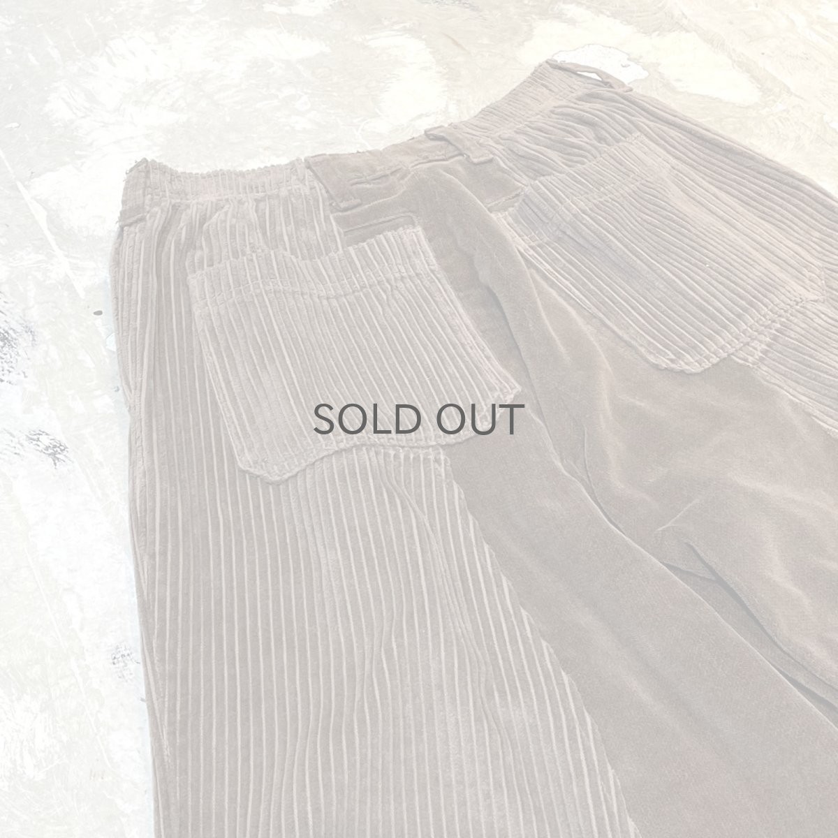 画像9: 【Wiz&Witch】"UNITED" TWO FACE CORDUROY VELOUR PANTS / OS (9)