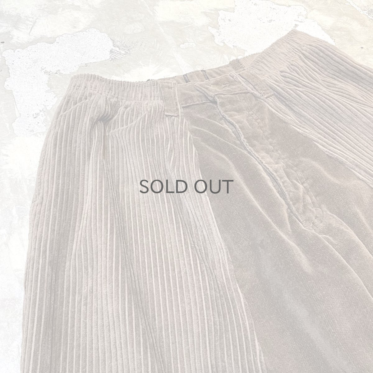 画像3: 【Wiz&Witch】"UNITED" TWO FACE CORDUROY VELOUR PANTS / OS (3)