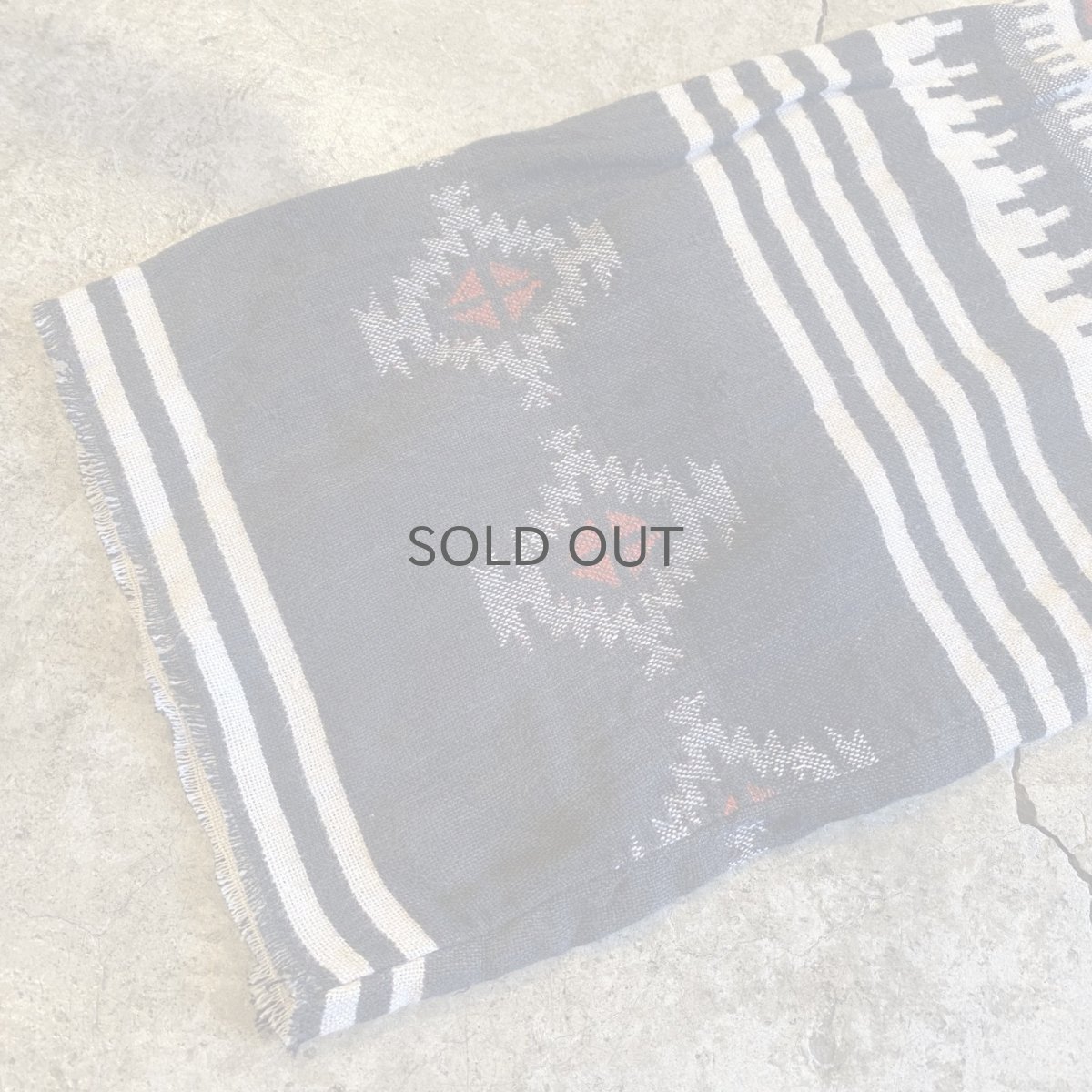 画像8: NATIVE PATTERN CUT OFF STAND COLLAR SHIRT / Ladies M (8)