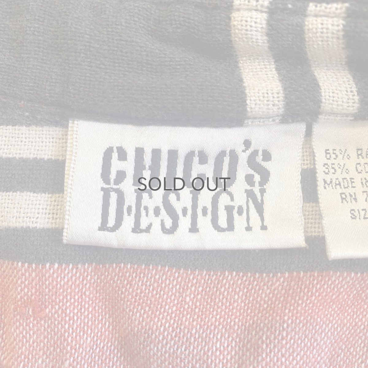 画像11: NATIVE PATTERN CUT OFF STAND COLLAR SHIRT / Ladies M (11)