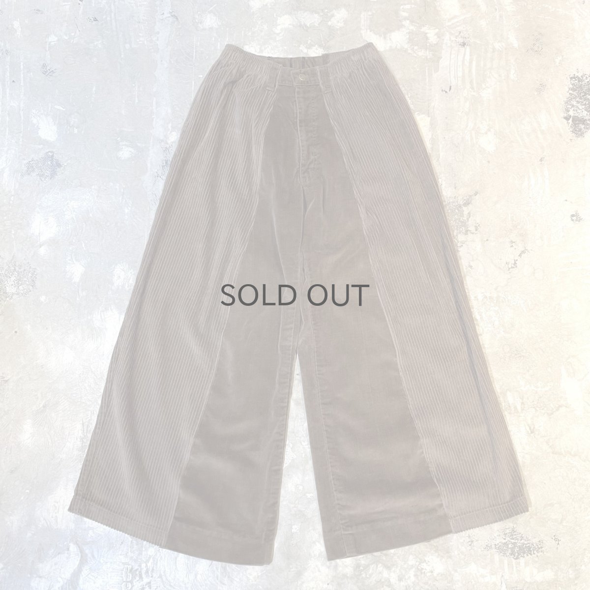 画像1: 【Wiz&Witch】"UNITED" TWO FACE CORDUROY VELOUR PANTS / OS (1)