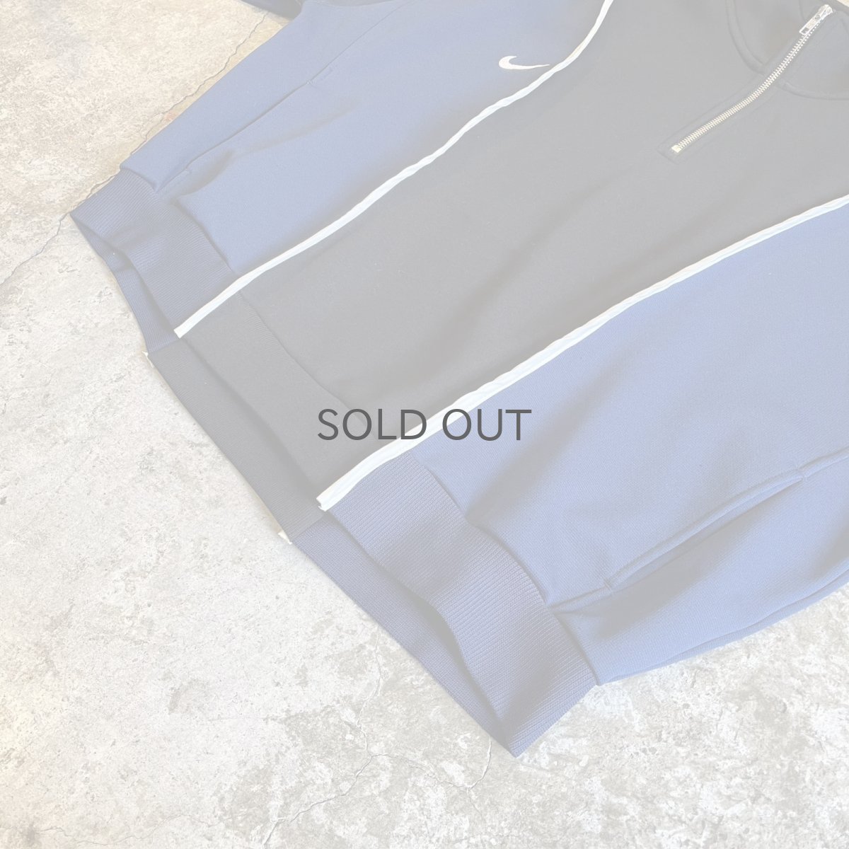 画像4: 【Wiz&Witch】"UNITED" SPORTY PIPING HALF ZIP SWEAT / OS (4)