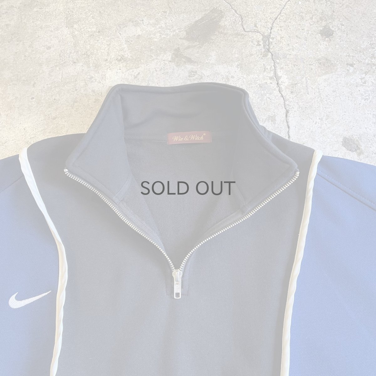 画像10: 【Wiz&Witch】"UNITED" SPORTY PIPING HALF ZIP SWEAT / OS (10)