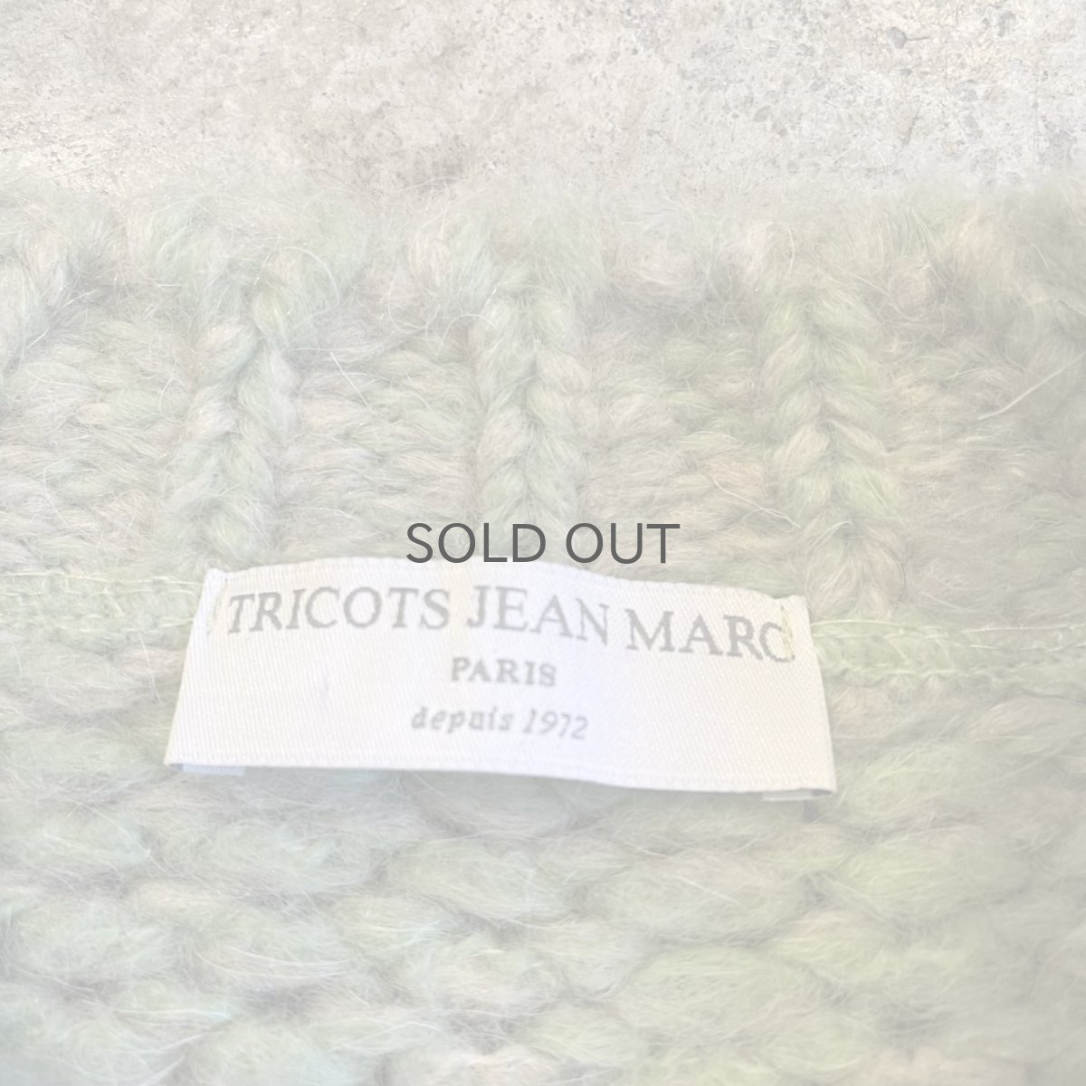 画像11: 2 COLOR PATTERN CHAIN STITCH DESIGN KNIT SWEATER / Ladies L (11)