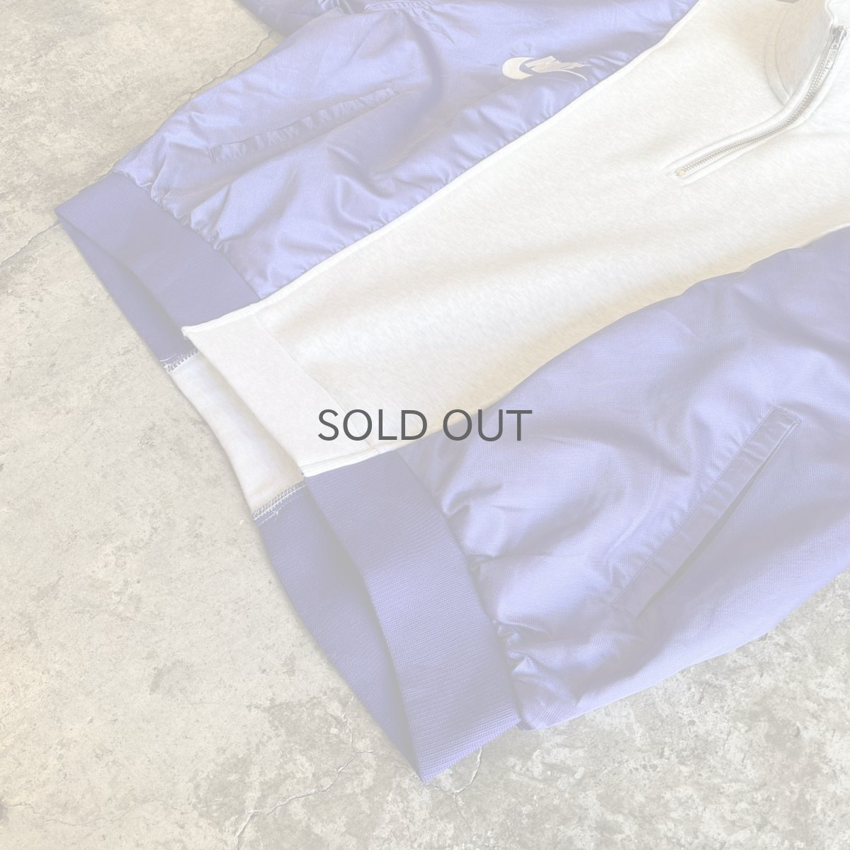 画像4: 【Wiz&Witch】"UNITED" SPORTY PIPING HALF ZIP SWEAT / OS (4)