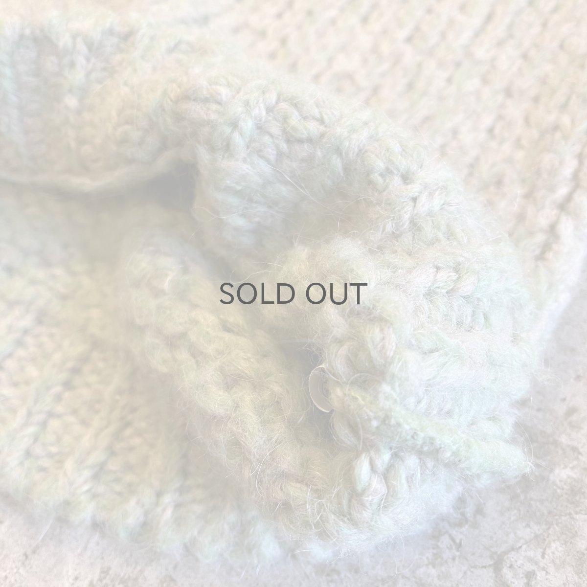 画像5: 2 COLOR PATTERN CHAIN STITCH DESIGN KNIT SWEATER / Ladies L (5)