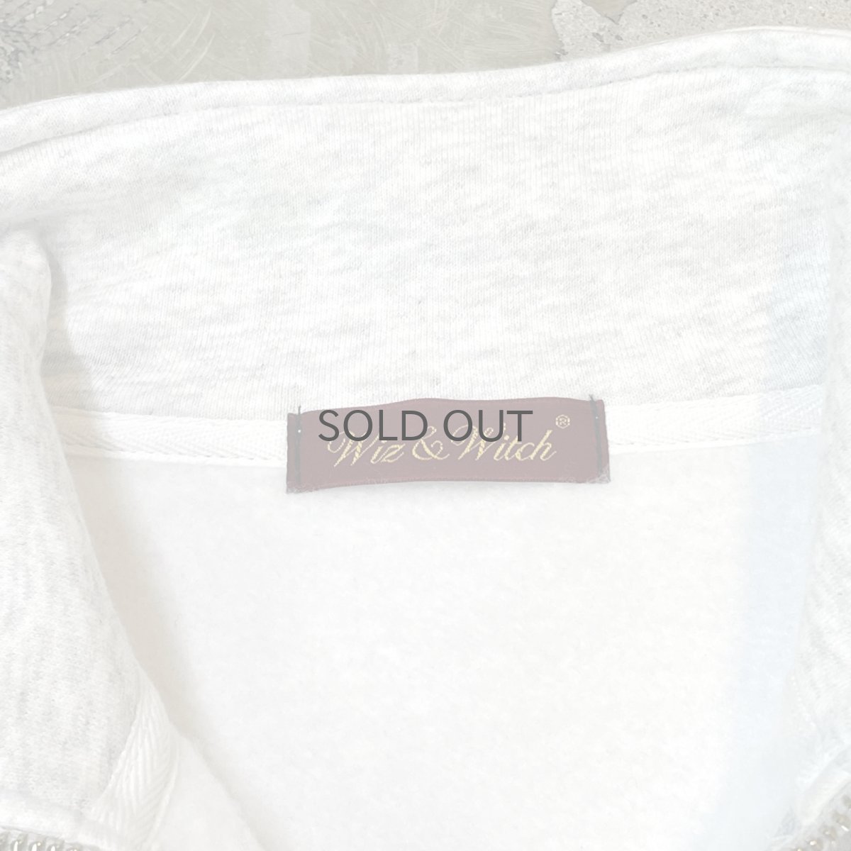 画像10: 【Wiz&Witch】"UNITED" SPORTY HALF ZIP SWEAT / OS (10)