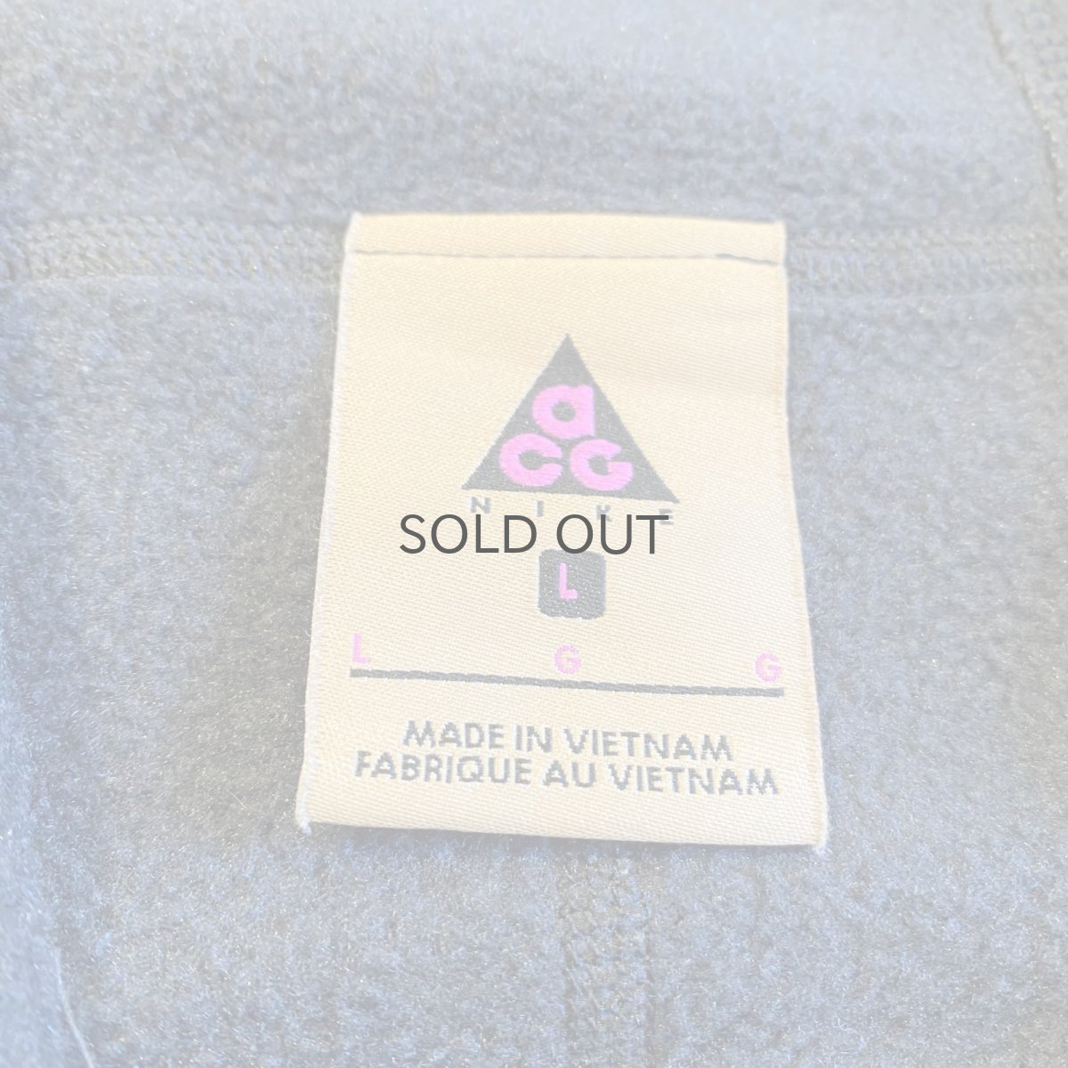 画像11: 【NIKE ACG】FRONT POCKET DESIGN HALF ZIP UP FLEECE HOODIE TOPS / Ladies L (11)