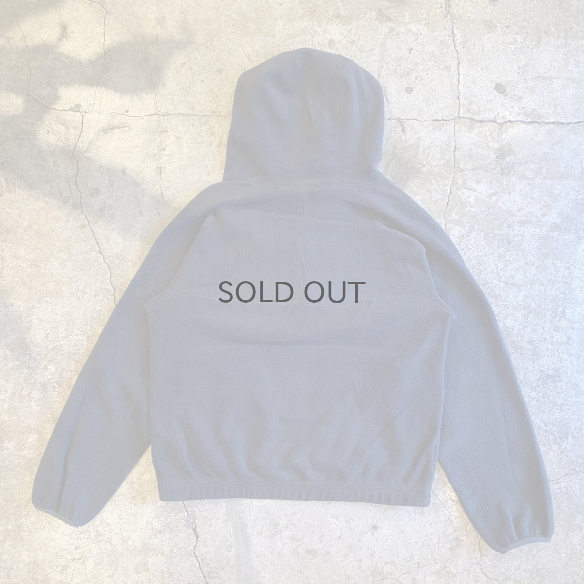 画像2: 【NIKE ACG】FRONT POCKET DESIGN HALF ZIP UP FLEECE HOODIE TOPS / Ladies L (2)