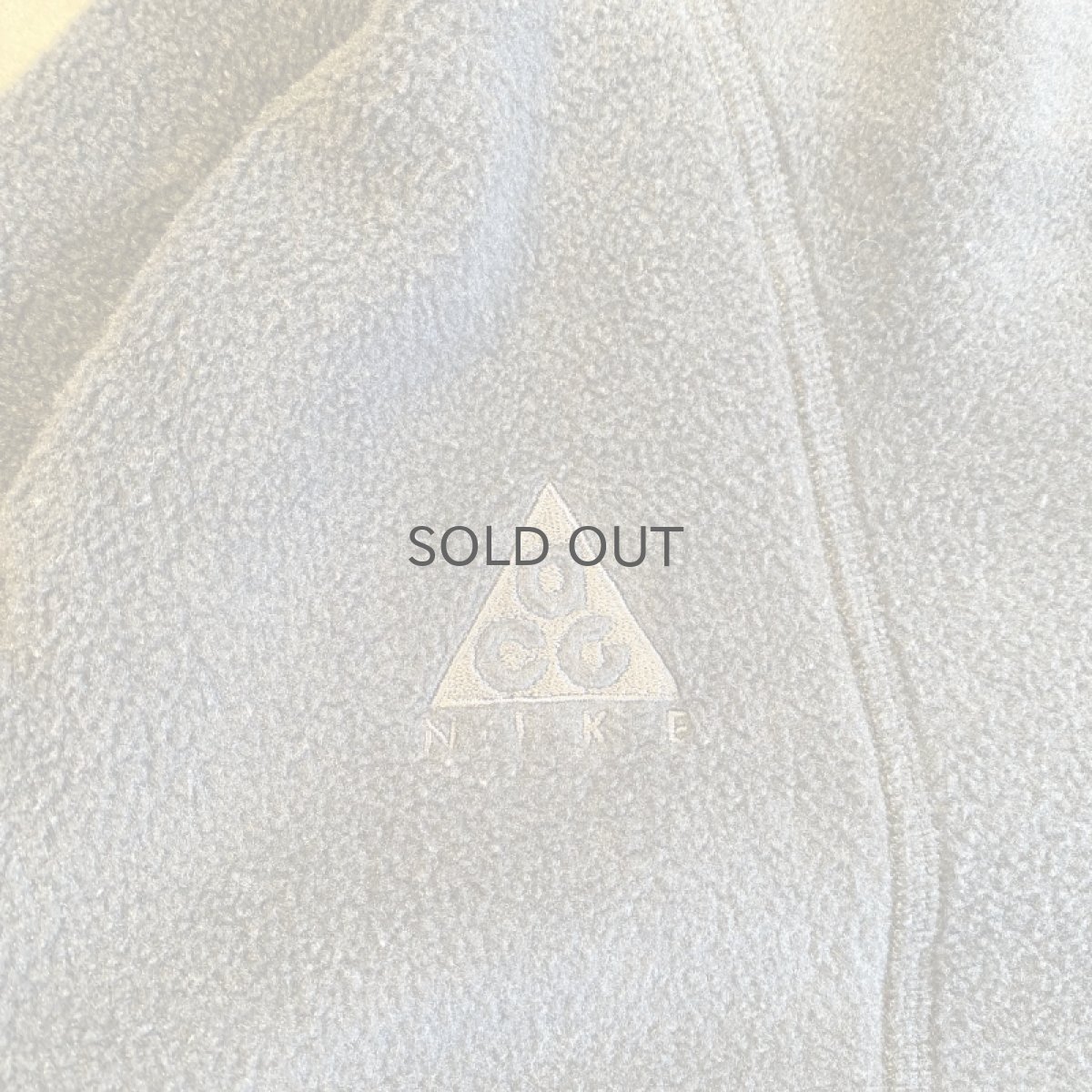 画像4: 【NIKE ACG】FRONT POCKET DESIGN HALF ZIP UP FLEECE HOODIE TOPS / Ladies L (4)