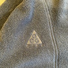 画像4: 【NIKE ACG】FRONT POCKET DESIGN HALF ZIP UP FLEECE HOODIE TOPS / Ladies L (4)