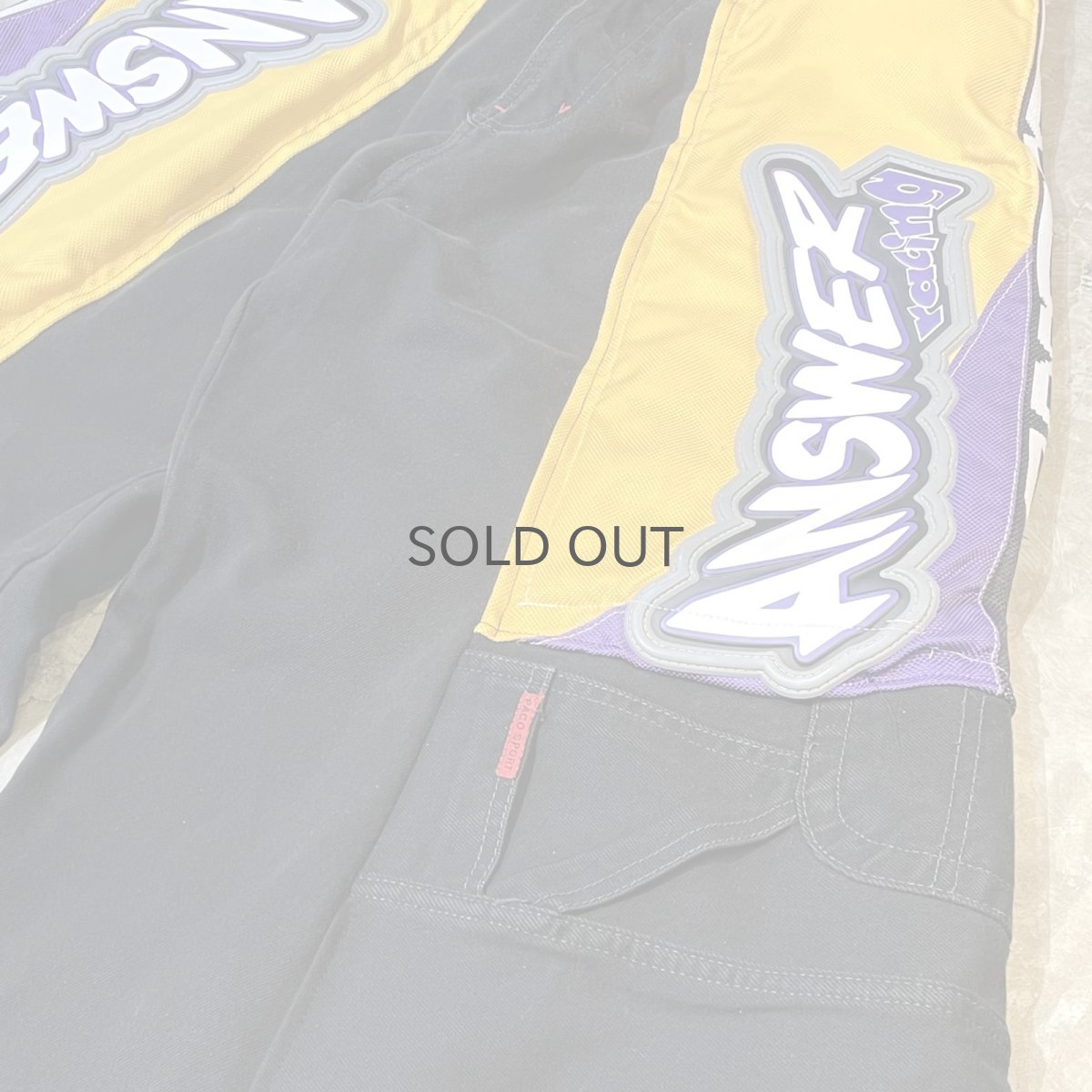 画像4: 【Wiz&Witch】"UNITED" TWO FACE WIDE MOTO-X PANTS / OS (4)