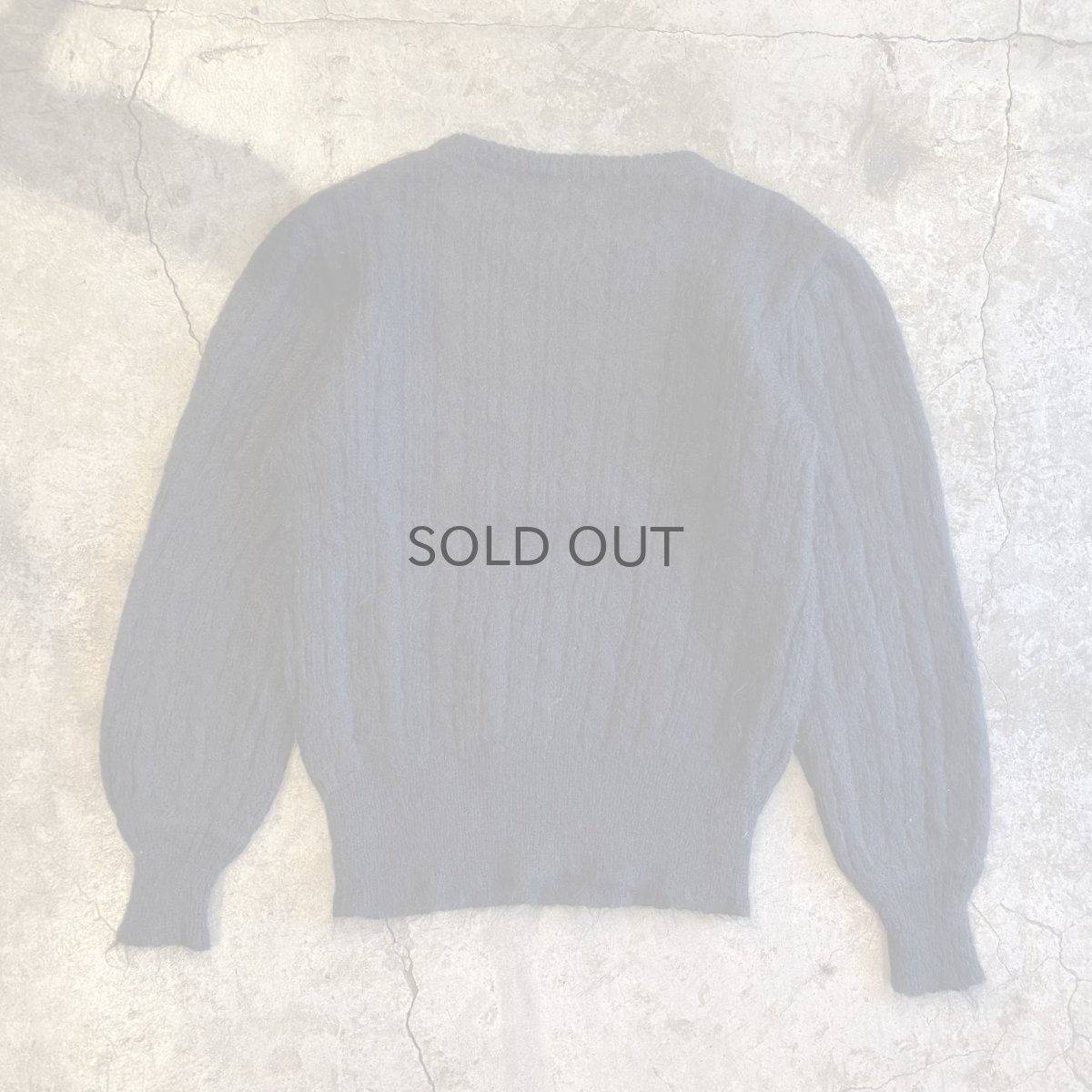 画像2: 【YVES SAINT LAURENT】BLACK COLOR DESIGN CREW NECK KNIT SWEATER / Ladies M (2)