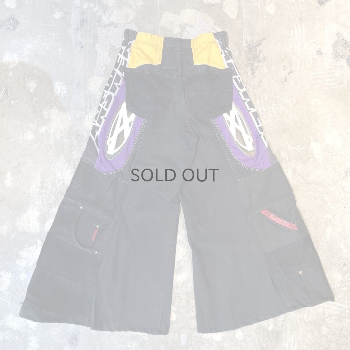 画像2: 【Wiz&Witch】"UNITED" TWO FACE WIDE MOTO-X PANTS / OS (2)