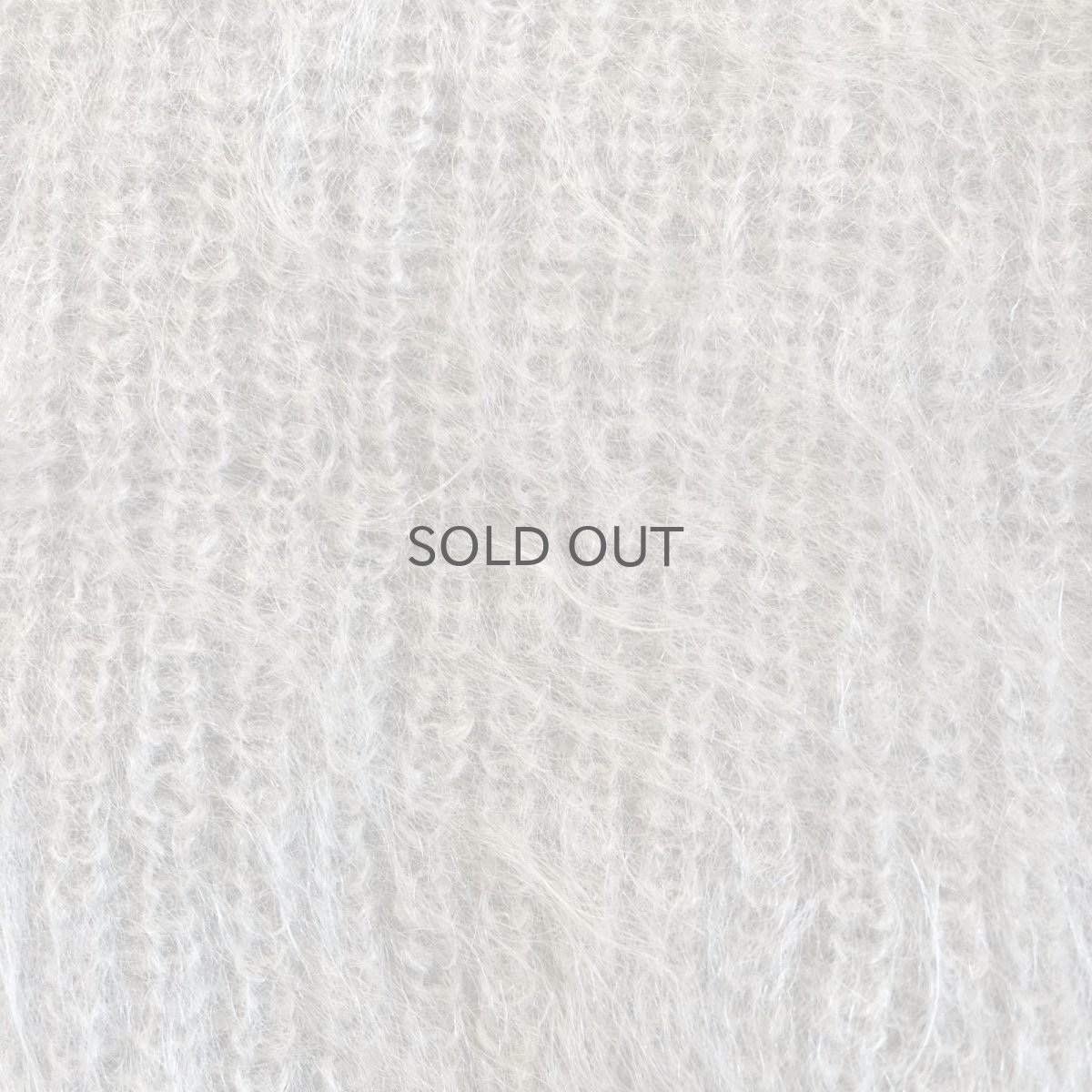 画像11: PALE TONE FRONT DOUBLE POCKET DESIGN KNIT MOHAIR CARDIGAN / Ladies L (11)