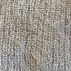 画像11: PALE TONE FRONT DOUBLE POCKET DESIGN KNIT MOHAIR CARDIGAN / Ladies L (11)