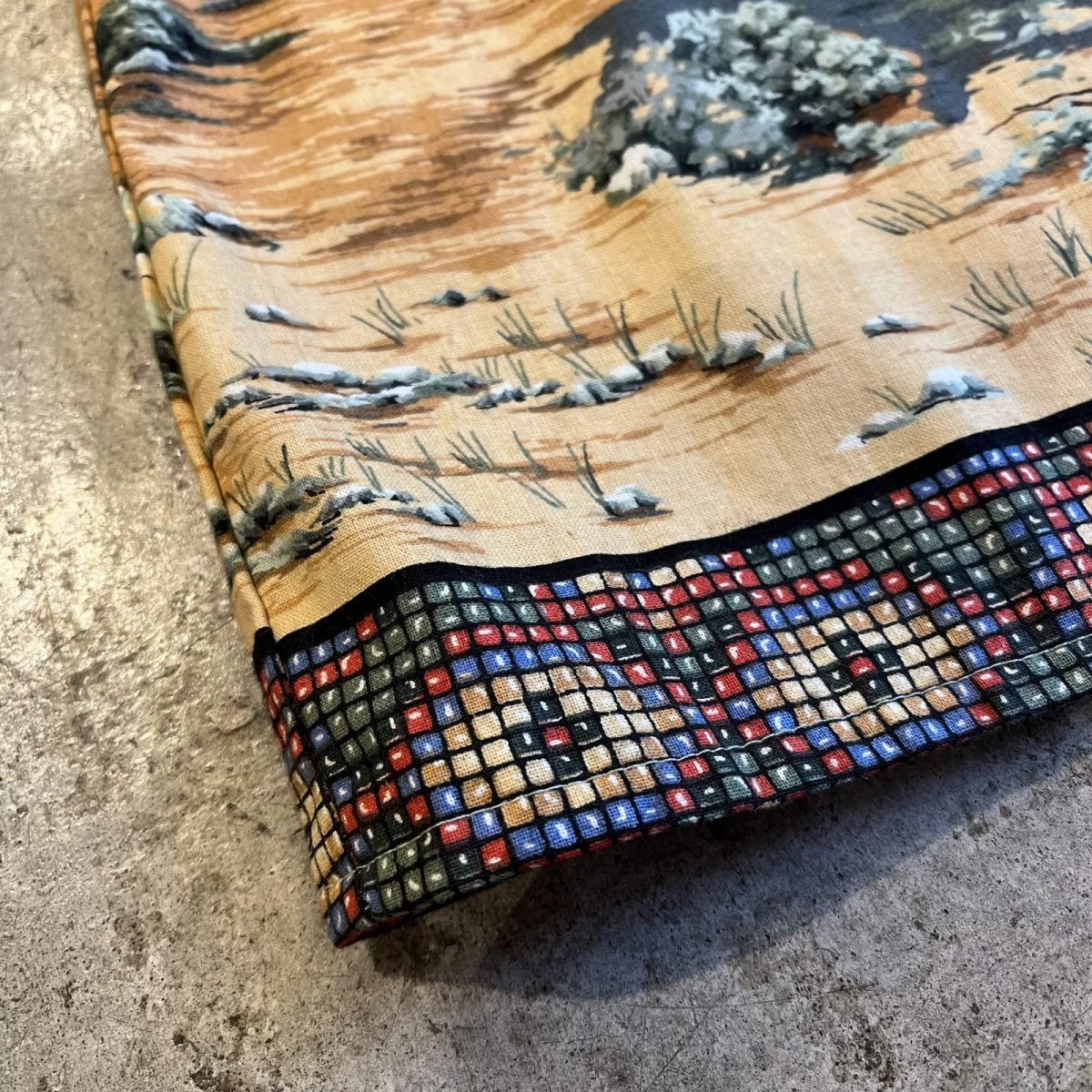 画像3: ALL OVRE ART PATTERN COLOR DESIGN COTTON VEST / Ladies M (3)