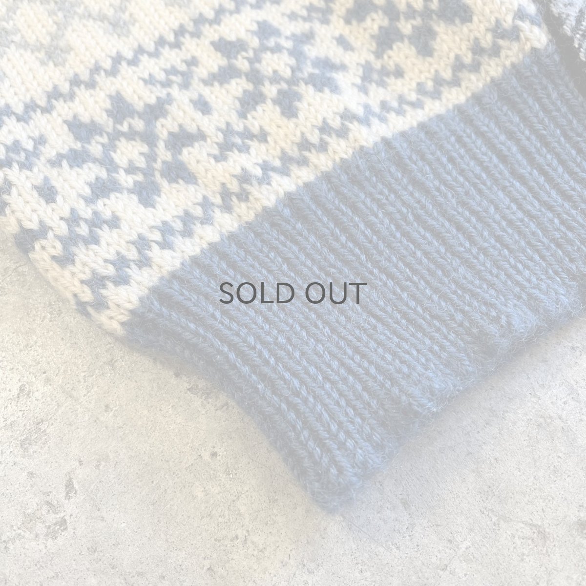 画像3: ALL OVER NORDIC PATTERN SILVER HOOK UP DESIGN KNIT CARDIGAN / Ladies M(42) (3)