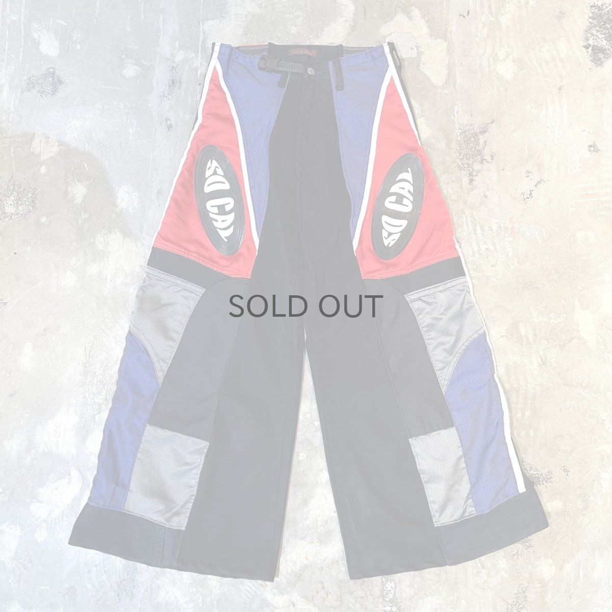 画像1: 【Wiz&Witch】"UNITED" TWO FACE WIDE MOTO-X PANTS / OS (1)