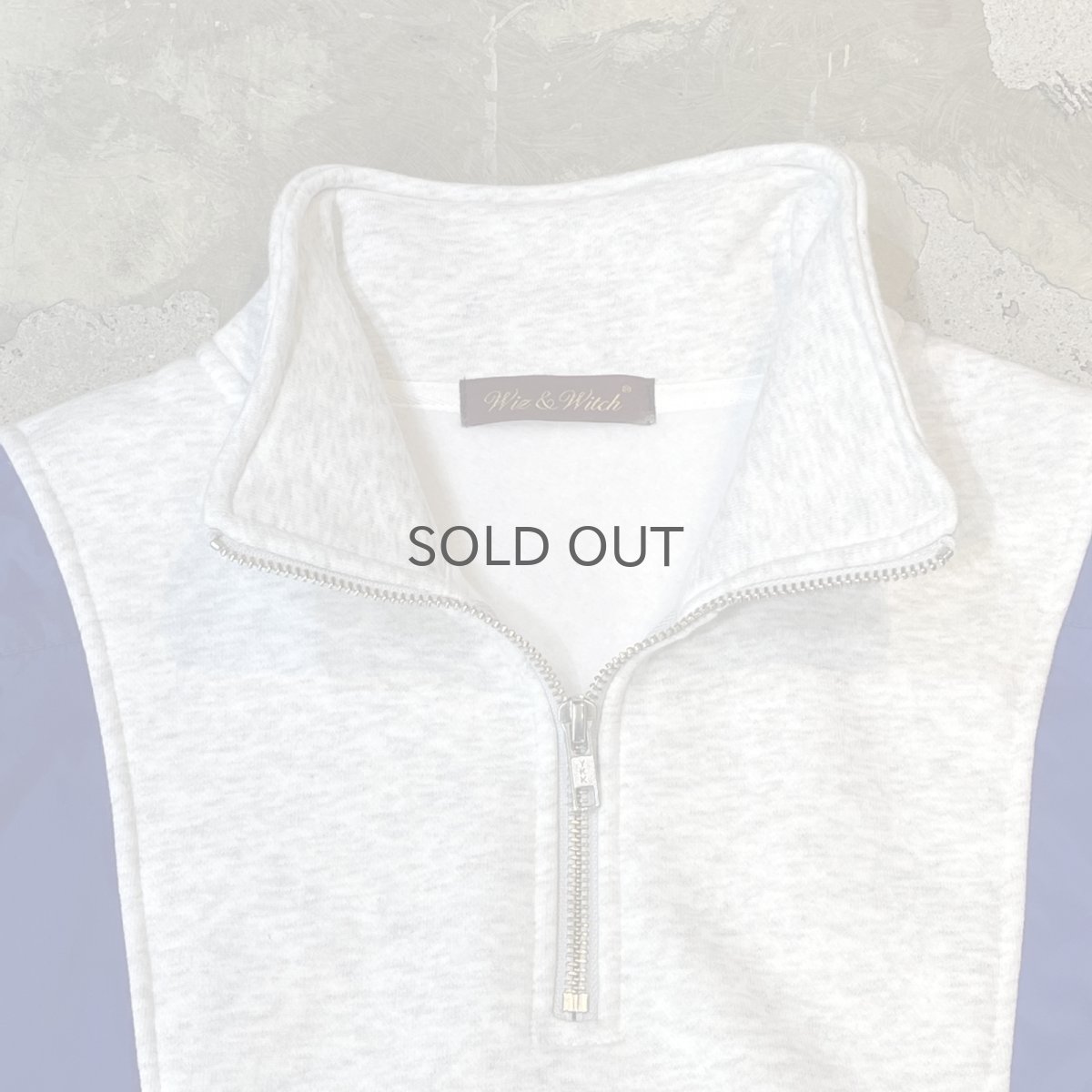 画像10: 【Wiz&Witch】"UNITED" SPORTY HALF ZIP SWEAT / OS (10)