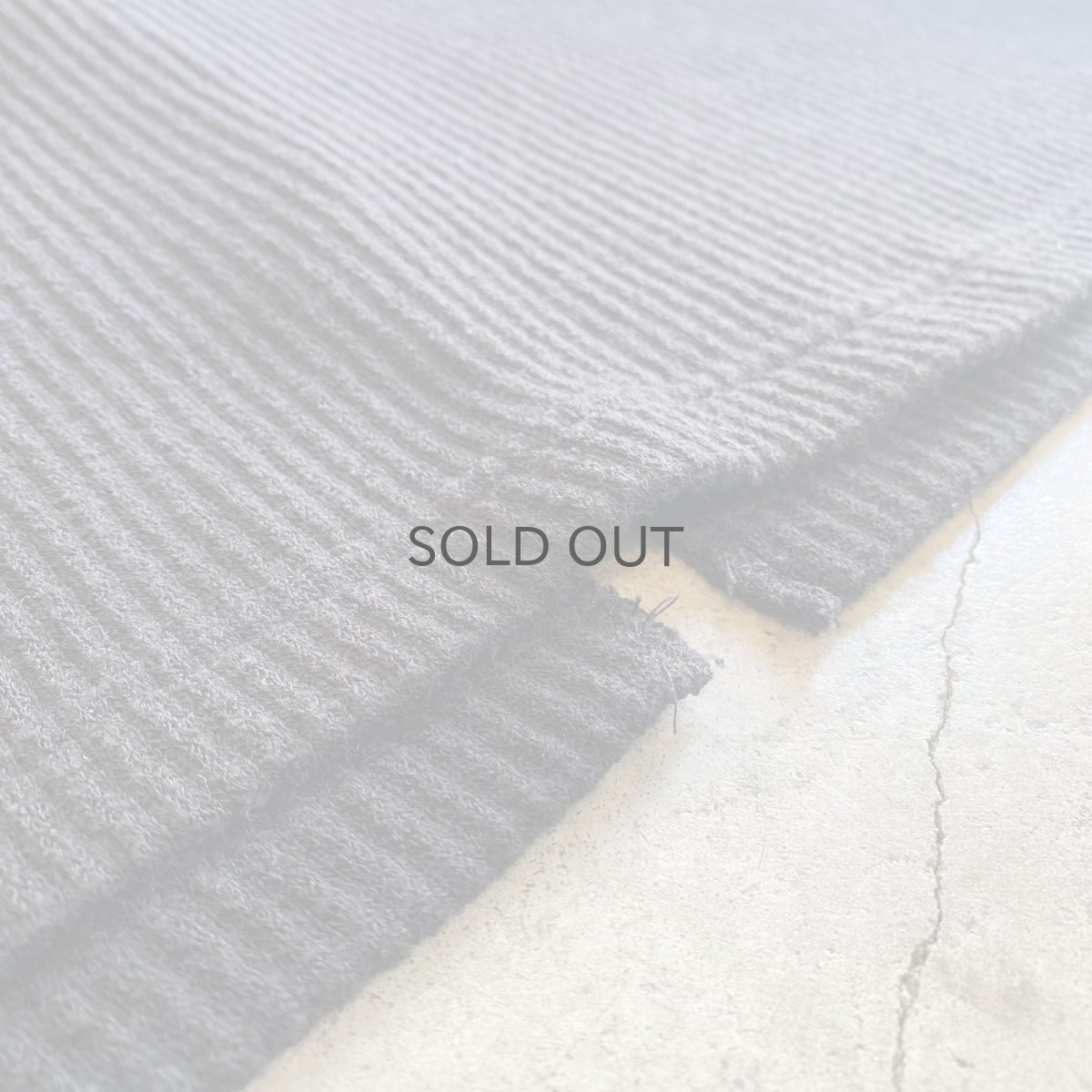 画像10: DOUBLE POCKET DESIGN RIB KNIT SKIRT / FREE~W30 (10)