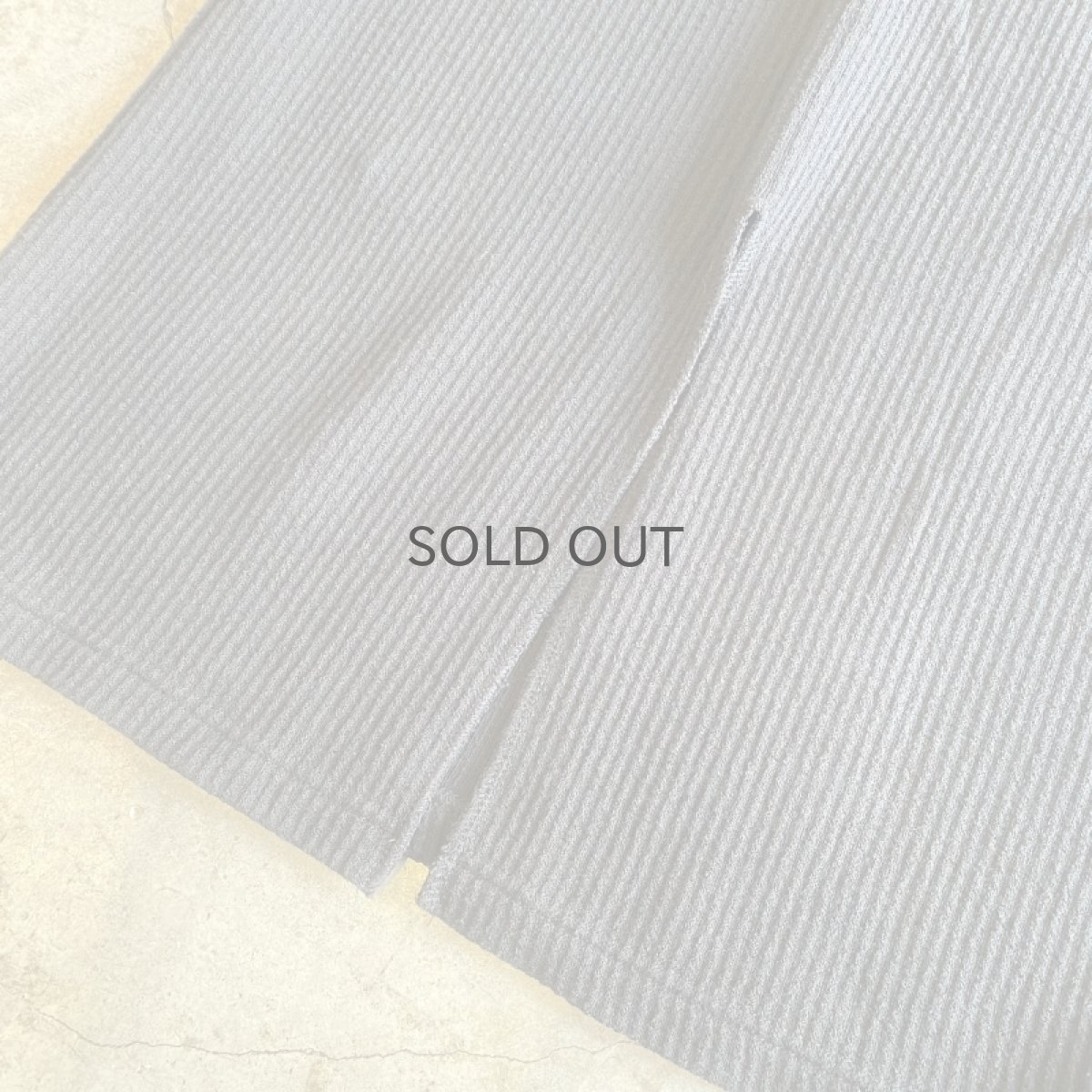 画像7: DOUBLE POCKET DESIGN RIB KNIT SKIRT / FREE~W30 (7)