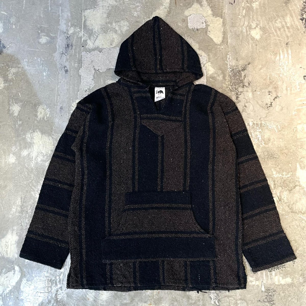 画像1: BROWN COLOR BASE MEXICAN PARKA / Mens L (1)