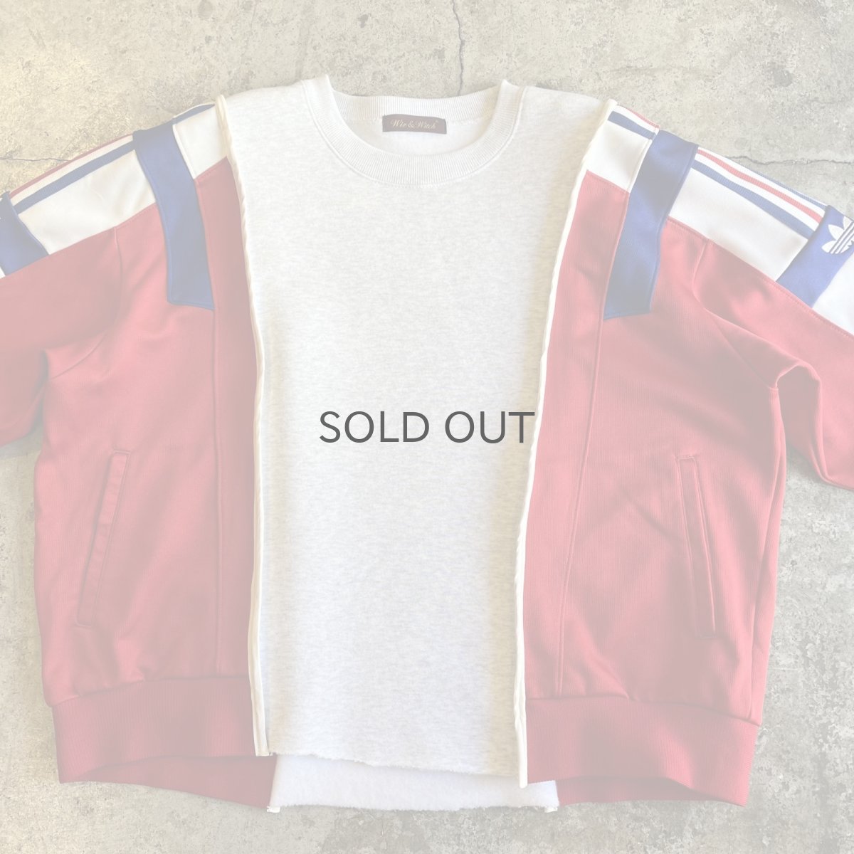 画像6: 【Wiz&Witch】"UNITED" SPORTY PIPING SWEAT / OS (6)